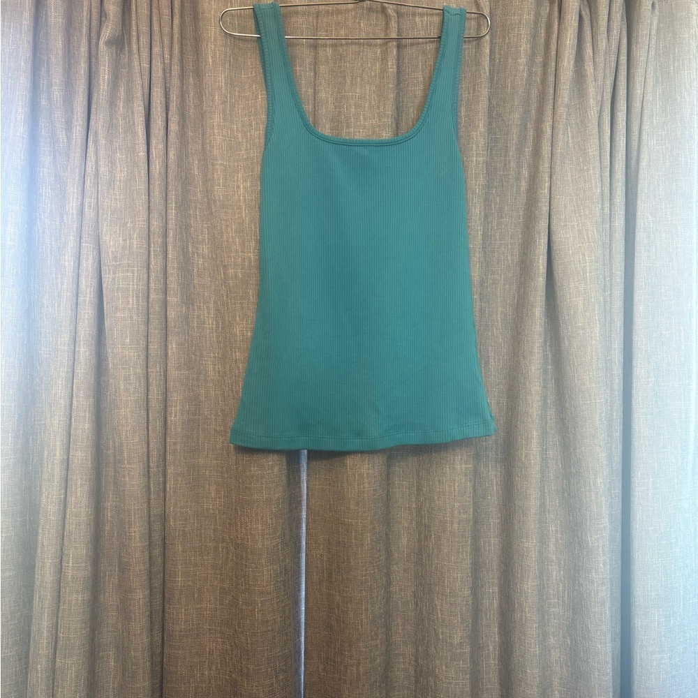 Anthropologie Teal Tank Top